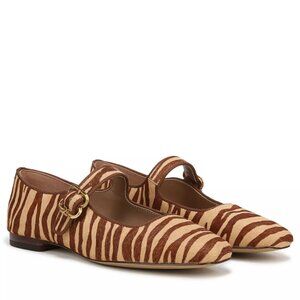 ANTHROPOLOGIE x Sam Edelman Michaela Mary Jane Flats In Brown NWT